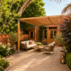 Pergola bois lamellé-collé