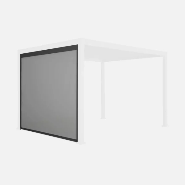 Store latéral pour pergola bioclimatique aluminium FOXOME