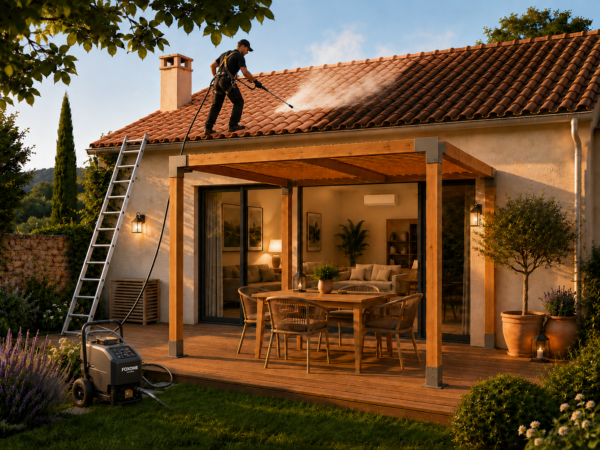 Nettoyage de toiture